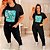 T shirt Snoopy Preta Plus Size - Imagem 2