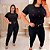 T shirt Bordada Preta Tomates Plus Size - Imagem 2