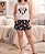 Pijama Minnie Poá Plus Size - Imagem 1