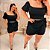 Conjunto Vip Manga Eliana Preto Plus Size - Imagem 2