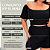 Conjunto Vip Manga Eliana Preto Plus Size - Imagem 5