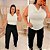 Blusa Gola Boba Jasmine Branca Plus Size - Imagem 2