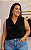 Blusa Gola Boba Jasmine Preta Plus Size - Imagem 1