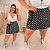 Short Saia Babi Preto Poá Plus Size - Imagem 2