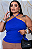 Blusa Gola Gabi Azul Plus Size - Imagem 1