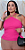 Blusa Gola Gabi Pink Plus Size - Imagem 1