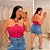 Blusa Gola Gabi Pink Plus Size - Imagem 1