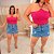Blusa Gola Gabi Pink Plus Size - Imagem 2