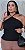 Blusa Gola Gabi Preta Plus Size - Imagem 1