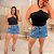 Blusa Gola Gabi Preta Plus Size - Imagem 2
