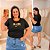T shirt Nemo Preta Plus Size - Imagem 1