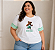 T shirt Urso Cute Listra Verde Plus Size - Imagem 1