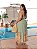 Vestido Letícia Verde Estampado Plus Size - Imagem 2
