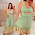 Vestido Letícia Verde Estampado Plus Size - Imagem 2