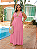 Vestido Alcinha Lis Rosa Plus Size - Imagem 1