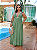 Vestido Alcinha Lis Verde Plus Size - Imagem 1