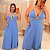 Vestido Alcinha Lis Azul Plus Size - Imagem 2