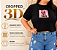 Cropped 3D Dog Listra Rosa Plus Size - Imagem 4