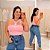 Blusa Aurora Rosa Plus Size - Imagem 1