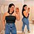 Blusa Aurora Preto Plus Size - Imagem 1