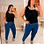 Blusa Nula Laise Rebeca Preta Plus Size - Imagem 2