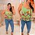 Blusa Alcinha Trop Verde Estampada Plus Size - Imagem 2