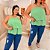 Blusa Alcinha Babado Zaya Verde Plus Size - Imagem 2