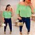 Blusa Ciganinha Aro Deise Verde Plus Size - Imagem 2