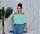 Blusa Ciganinha Aro Deise Verde Plus Size - Imagem 1