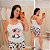 Pijama Estampa Vaquinha Milk Plus Size - Imagem 1
