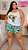 Pijama Estampa Lindinha Plus Size - Imagem 4
