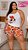 Pijama Estampa Florzinha Plus Size - Imagem 3