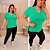 Vest Legging Básica Verde Plus Size - Imagem 2