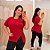 Blusa Vest Legging Botões Vermelha Plus Size - Imagem 1