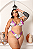 Biquíni Branco e Lilás Estampado Plus Size - Imagem 3