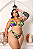 Biquíni com Calça Verde Estampado Plus Size - Imagem 4