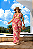 Biquíni com Calça Bege Estampado Plus Size - Imagem 3