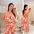 Biquíni com Calça Bege Estampado Plus Size - Imagem 1