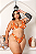 Biquíni com Calça Laranja Estampado Plus Size - Imagem 4