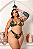 Biquíni com Short Bege e Verde Estampado Plus Size - Imagem 4