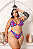 Biquíni Rosa Floral Azul Plus Size - Imagem 3
