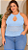 Blusa Modal Monique Azul Plus Size - Imagem 3