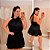 Conjunto Gola Sara Preto Plus Size - Imagem 1