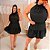 Conjunto Gola Sara Preto Plus Size - Imagem 2