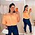 Blusa Ciganinha Aro Deise Laranja Plus Size - Imagem 1