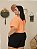 Blusa Ciganinha Aro Deise Laranja Plus Size - Imagem 4
