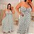 Vestido Multi Formas Branco Poá Plus Size - Imagem 2