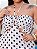 Vestido Multi Formas Branco Poá Plus Size - Imagem 5