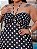 Vestido Multi Formas Preto Poá Plus Size - Imagem 5