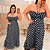 Vestido Multi Formas Preto Poá Plus Size - Imagem 2